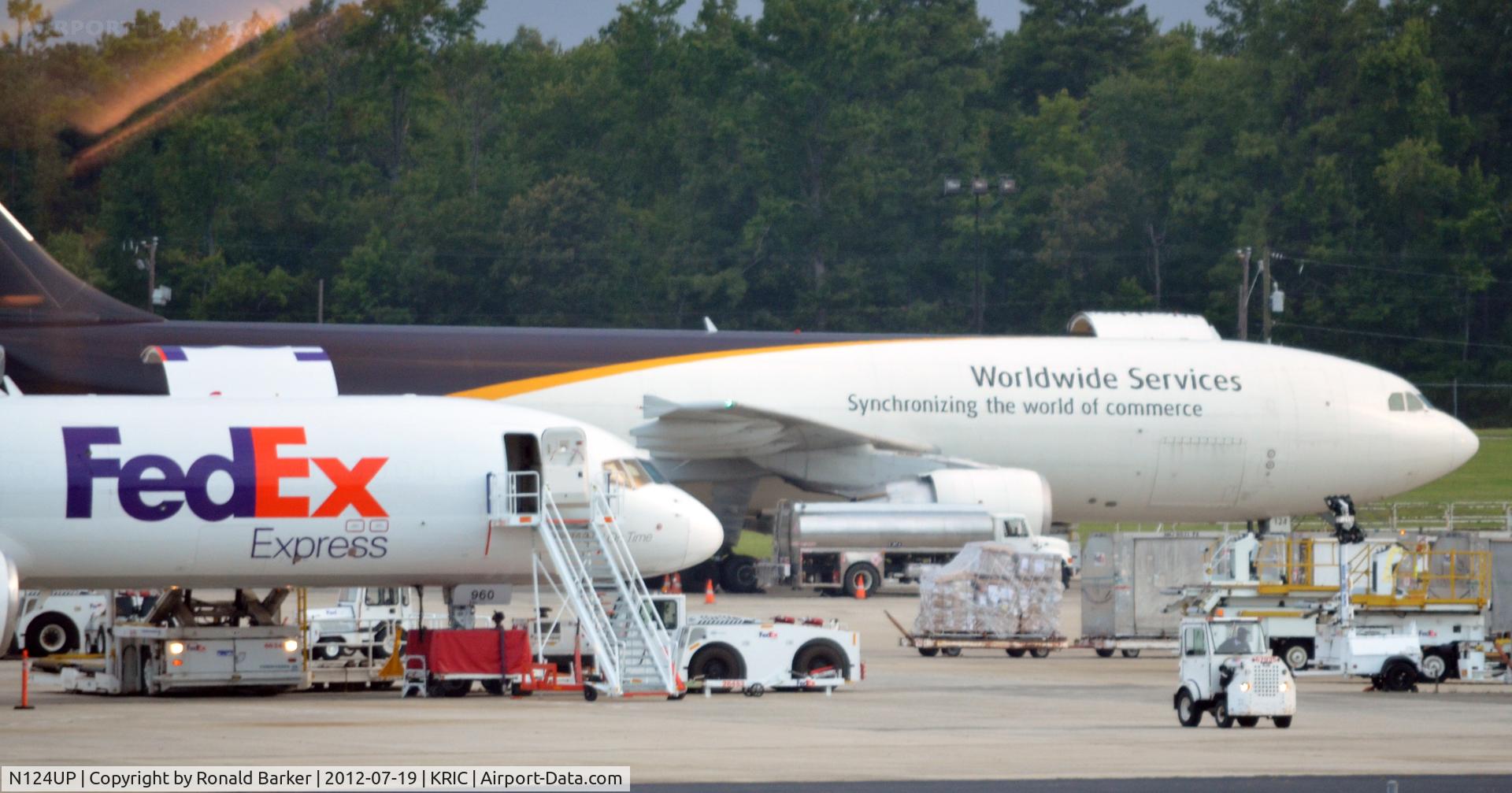 N124UP, 2000 Airbus A300F4-622R C/N 0808, RIC VA