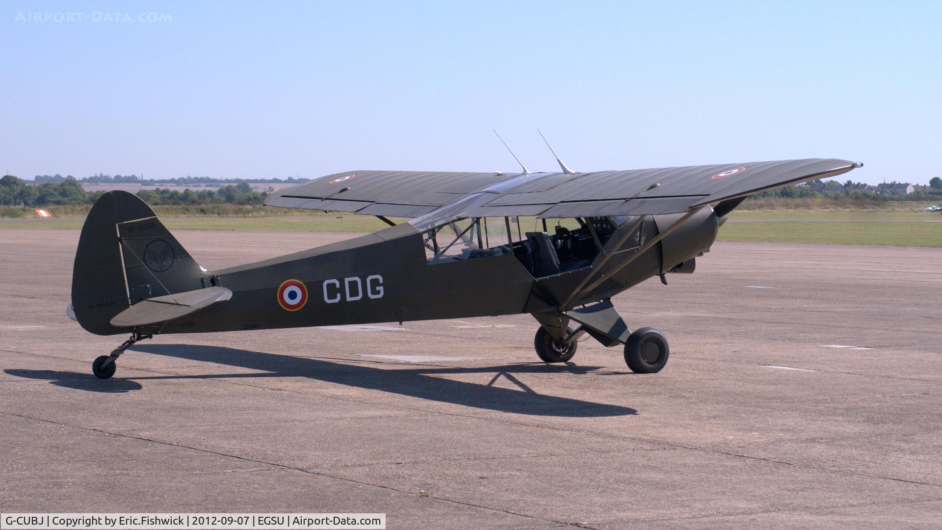G-CUBJ, 1956 Piper L-18C Super Cub (PA-18-95) C/N 18-5395, 2.G-CUBJ at The Duxford Air Show, Sept. 2012.