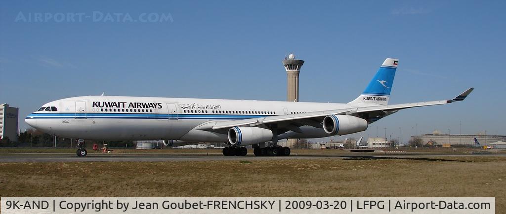 9K-AND, 1995 Airbus A340-313 C/N 104, KAC [KU] Kuwait Airways