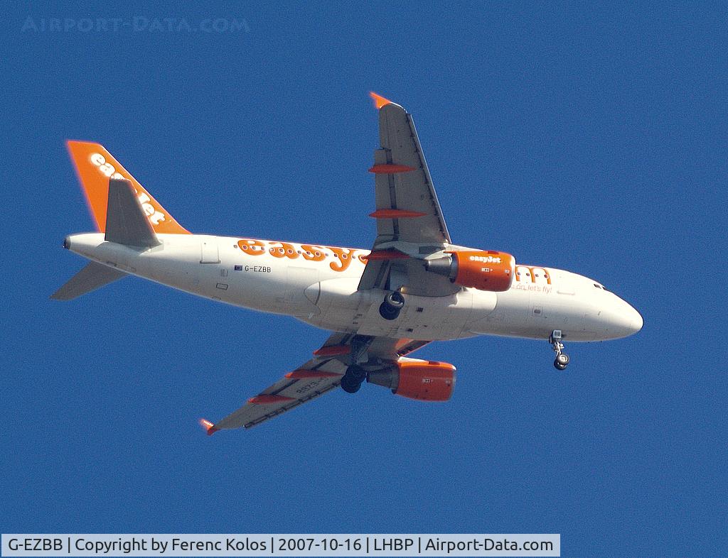 G-EZBB, 2006 Airbus A319-111 C/N 2854, Ferihegy