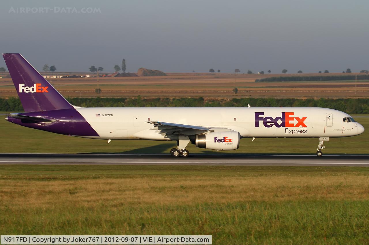N917FD, 1989 Boeing 757-23A C/N 24291, FedEx