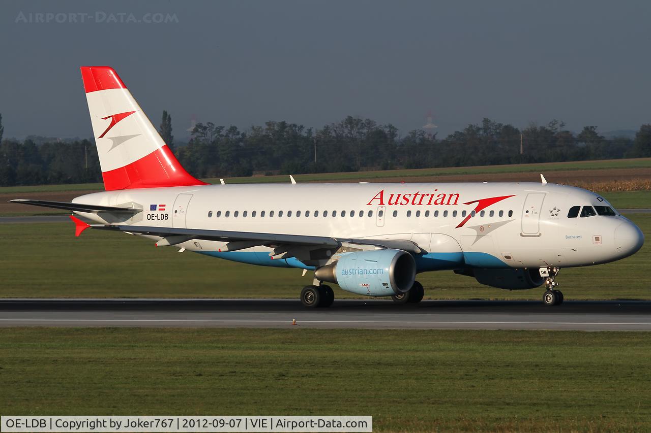 OE-LDB, 2004 Airbus A319-112 C/N 2174, Austrian Airlines