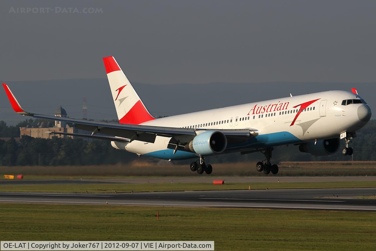 OE-LAT, 1991 Boeing 767-31A C/N 25273, Austrian Airlines