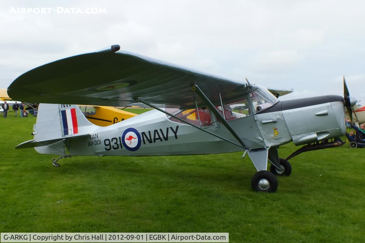 G-ARKG, 1952 Auster J-5G Autocar C/N 3061, at the at the LAA Rally 2012, Sywell