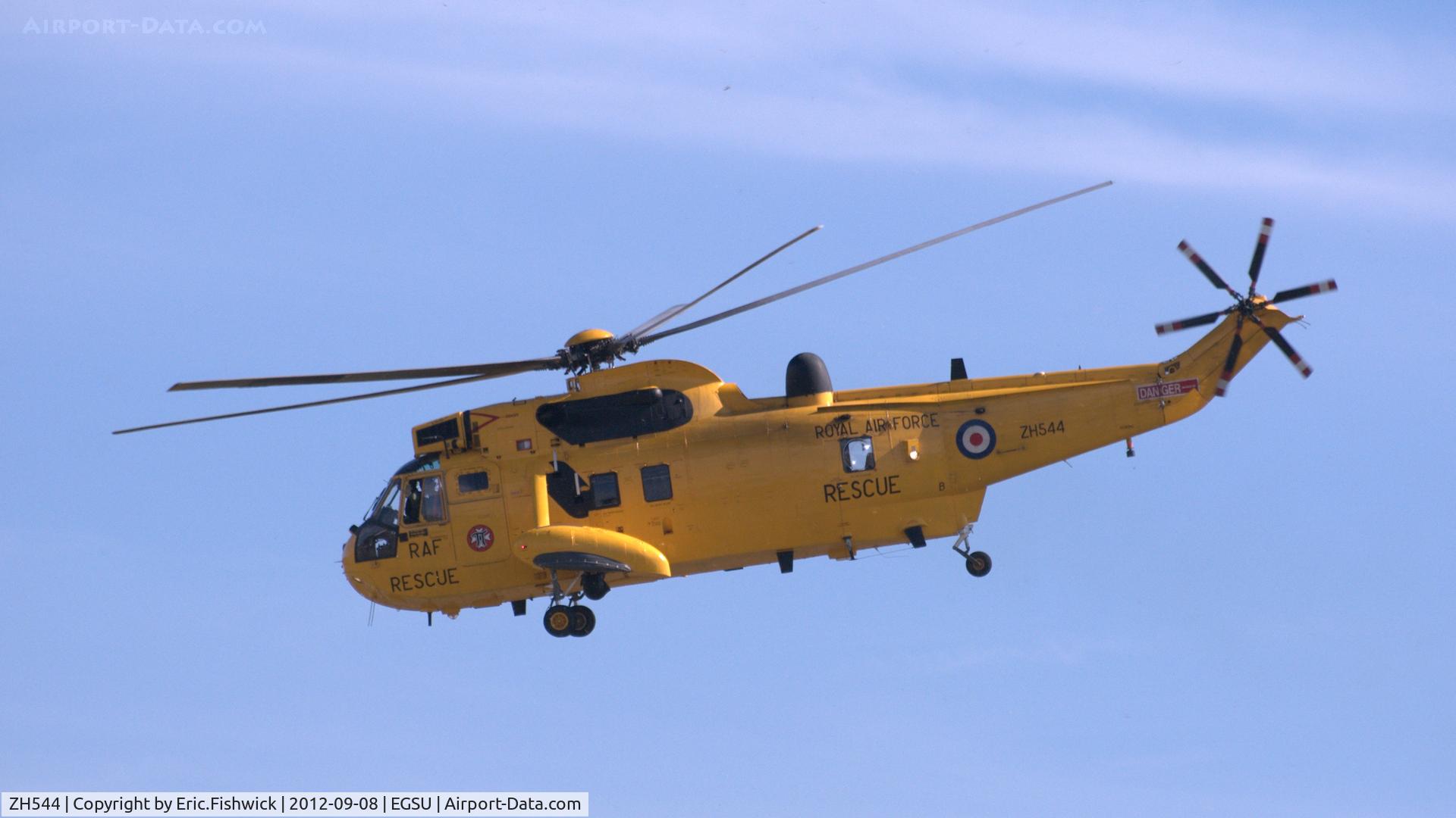 ZH544, Westland Sea King HAR.3A C/N WA1010, 41. ZH544 departing The Duxford Air Show, Sept. 2012.