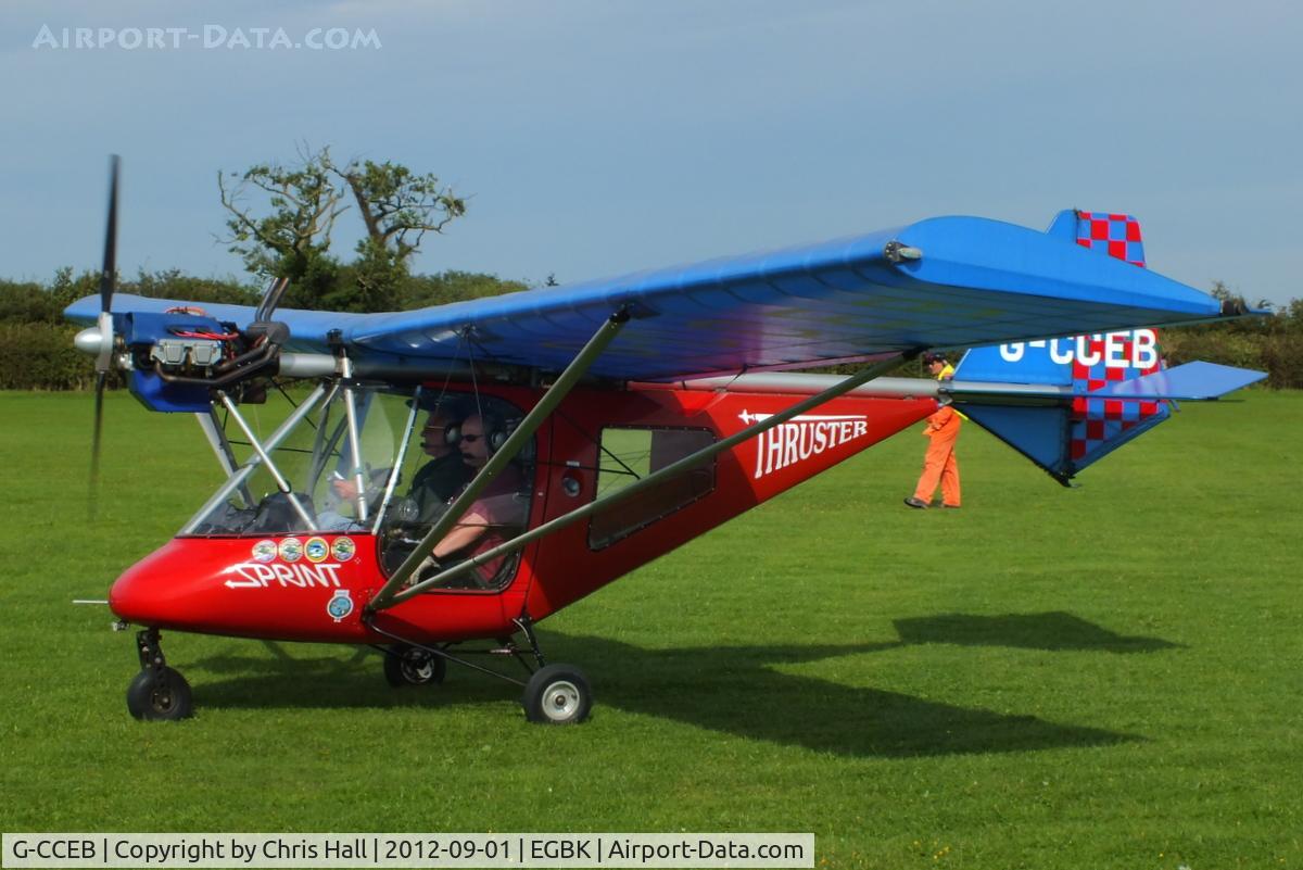 G-CCEB, 2003 Thruster T600N 450 C/N 0035-T600N-085, at the at the LAA Rally 2012, Sywell
