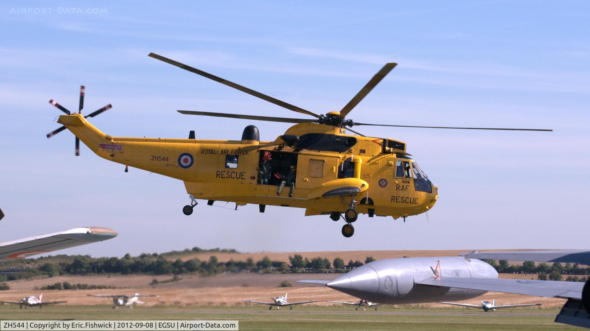 ZH544, Westland Sea King HAR.3A C/N WA1010, 42. ZH544 departing The Duxford Air Show, Sept. 2012.