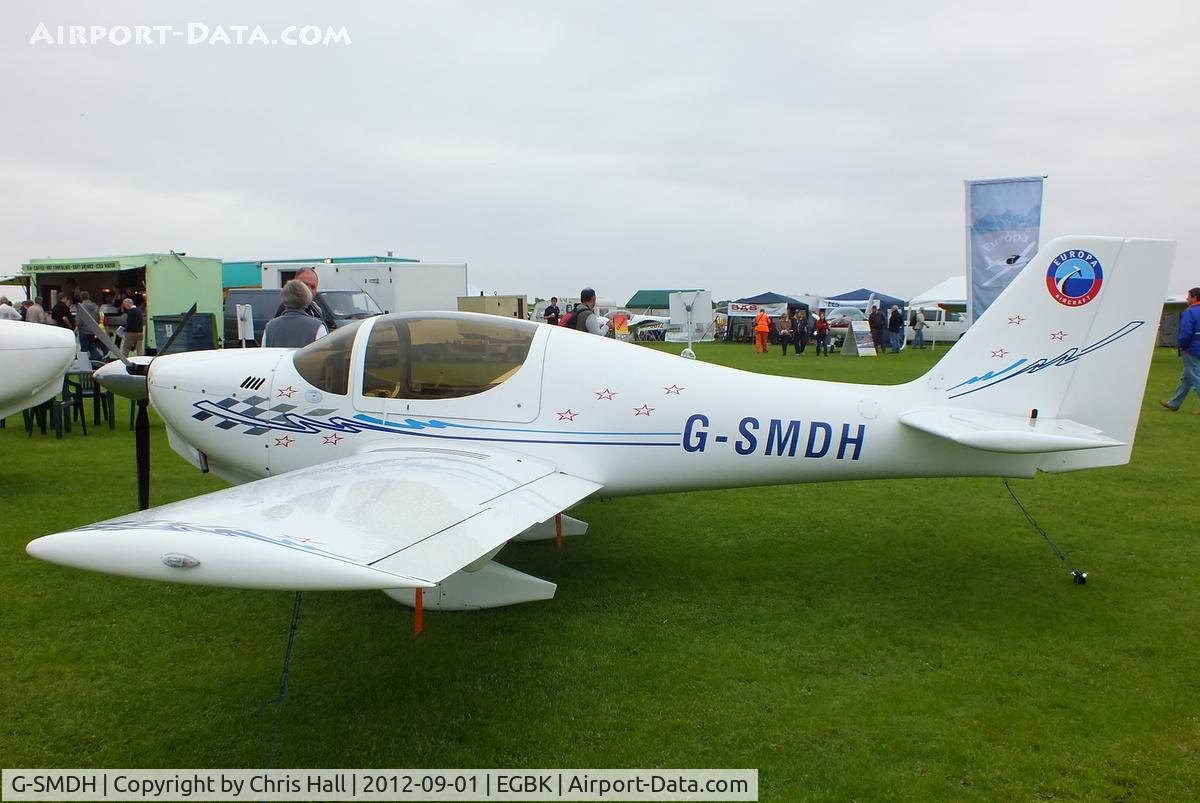 G-SMDH, 2006 Europa XS Tri-Gear C/N PFA 247-13367, at the at the LAA Rally 2012, Sywell