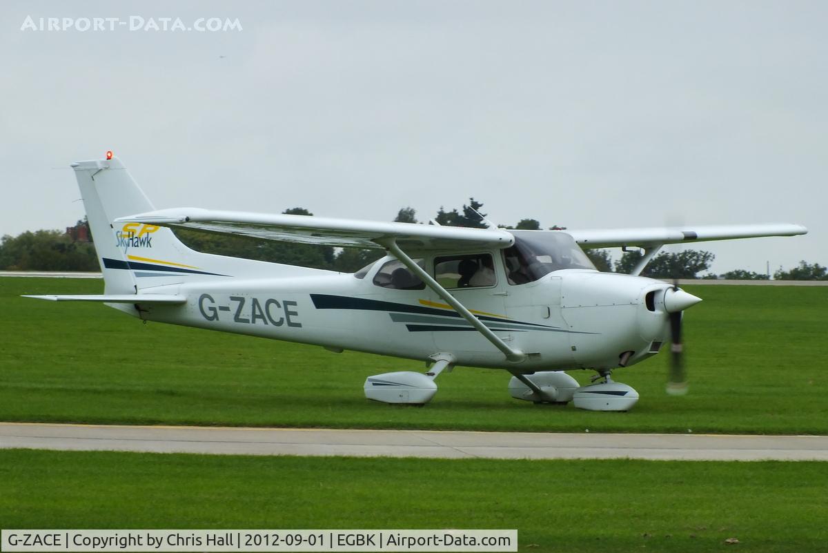 G-ZACE, 2001 Cessna 172S C/N 172S8808, at the at the LAA Rally 2012, Sywell