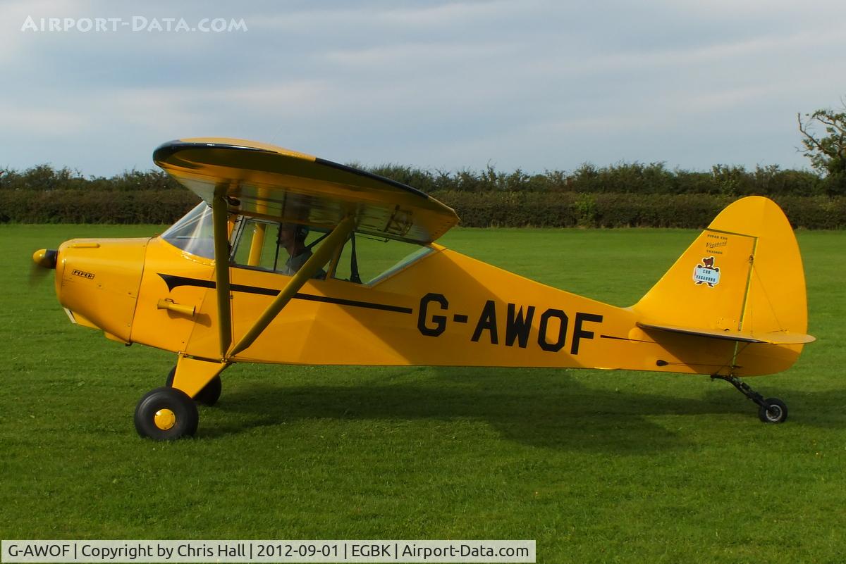 G-AWOF, 1948 Piper PA-17 Vagabond C/N 15-227, at the at the LAA Rally 2012, Sywell
