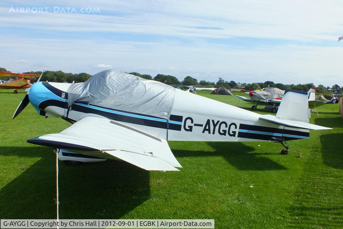 G-AYGG, 1960 Jodel (Wassmer) D-120 Paris-Nice C/N 184, at the at the LAA Rally 2012, Sywell