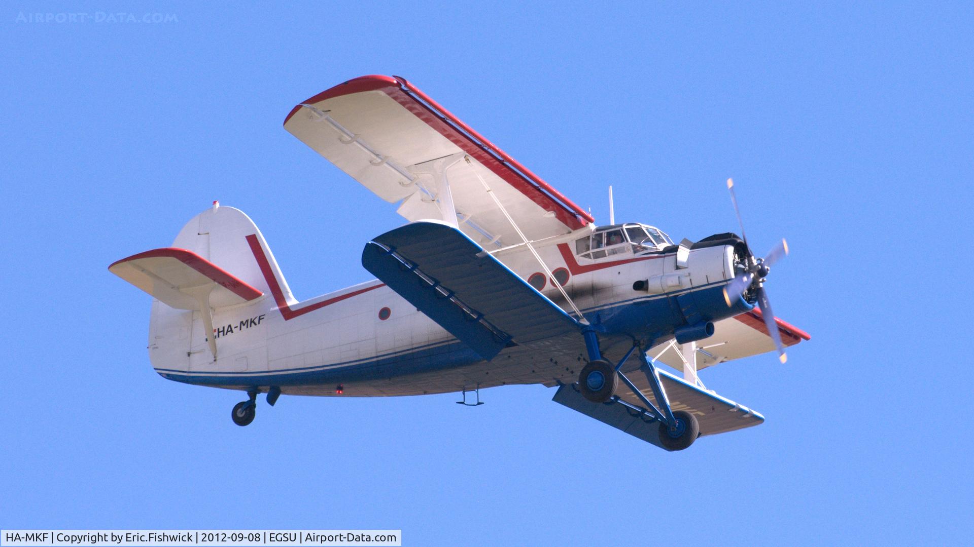 HA-MKF, 1985 Antonov An-2TP C/N 1G233-43, 42. HA-MKF at The Duxford Air Show, Sept. 2012.