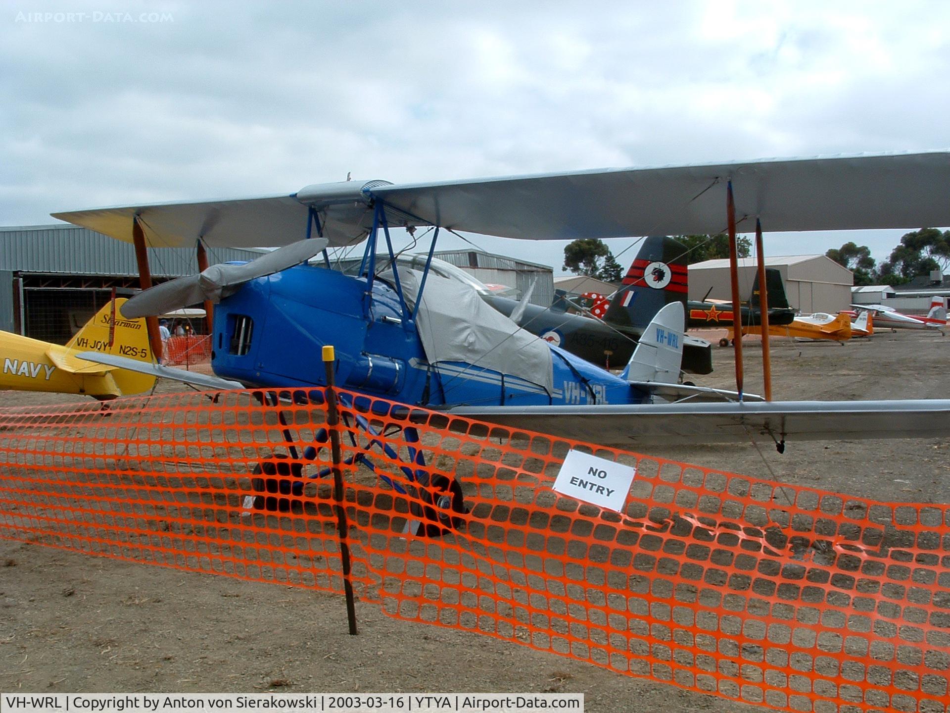 VH-WRL, 1944 De Havilland Australia DH-82A Tiger Moth C/N DHA1073, VH-WRL @ YTYA Tyabb 2003 PAC Air Show