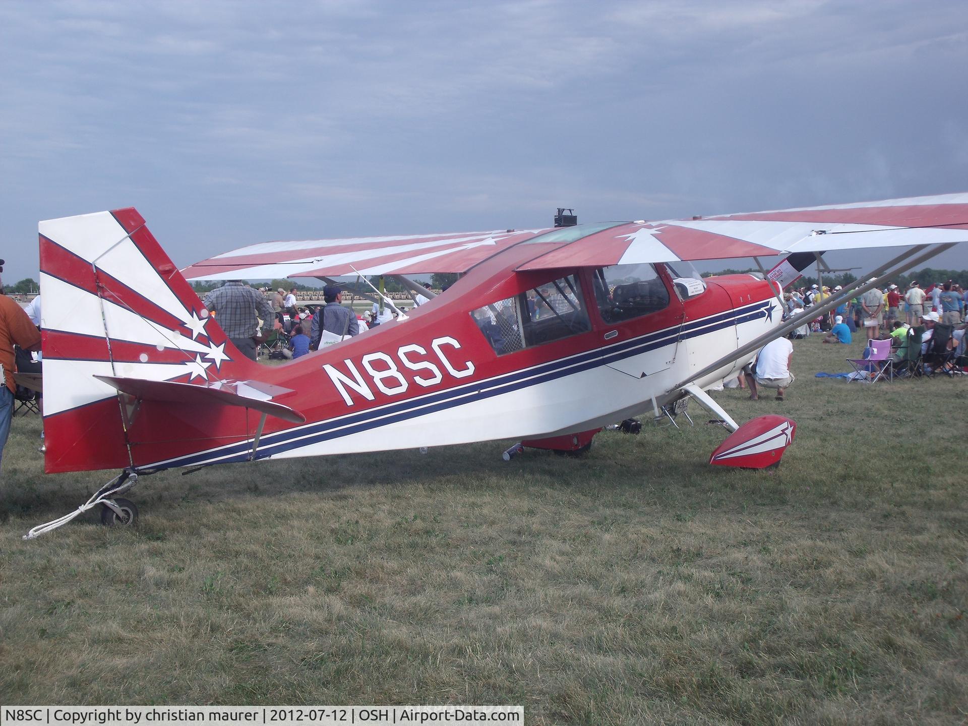 N8SC, Bellanca 8KCAB Decathlon C/N 584-80, at oskosh2012