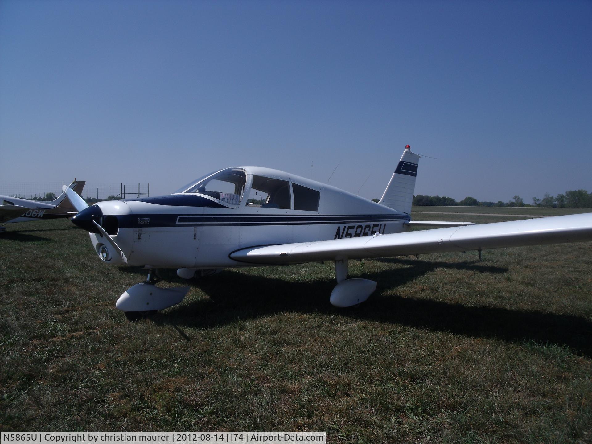 N5865U, 1970 Piper PA-28-140 C/N 28-26697, piper cherokee 140