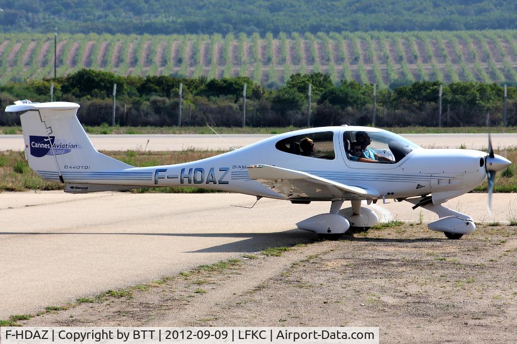 F-HDAZ, 2008 Diamond DA-40D Diamond Star C/N D4.333, Taxiing