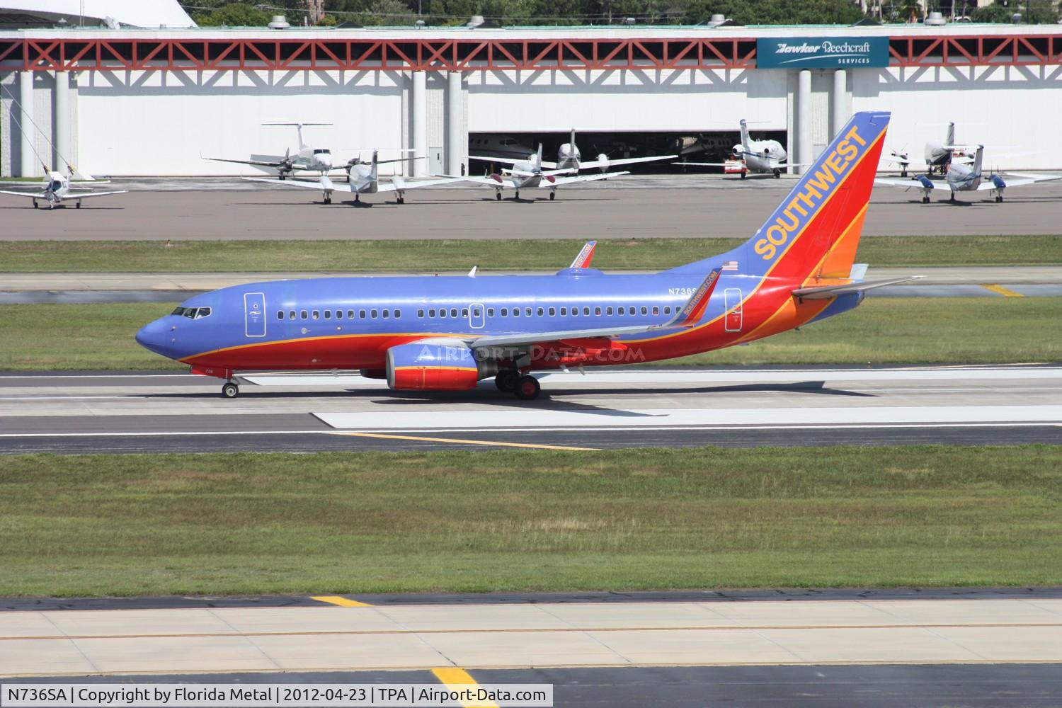 N736SA, 1999 Boeing 737-7H4 C/N 27868, Southwest 737