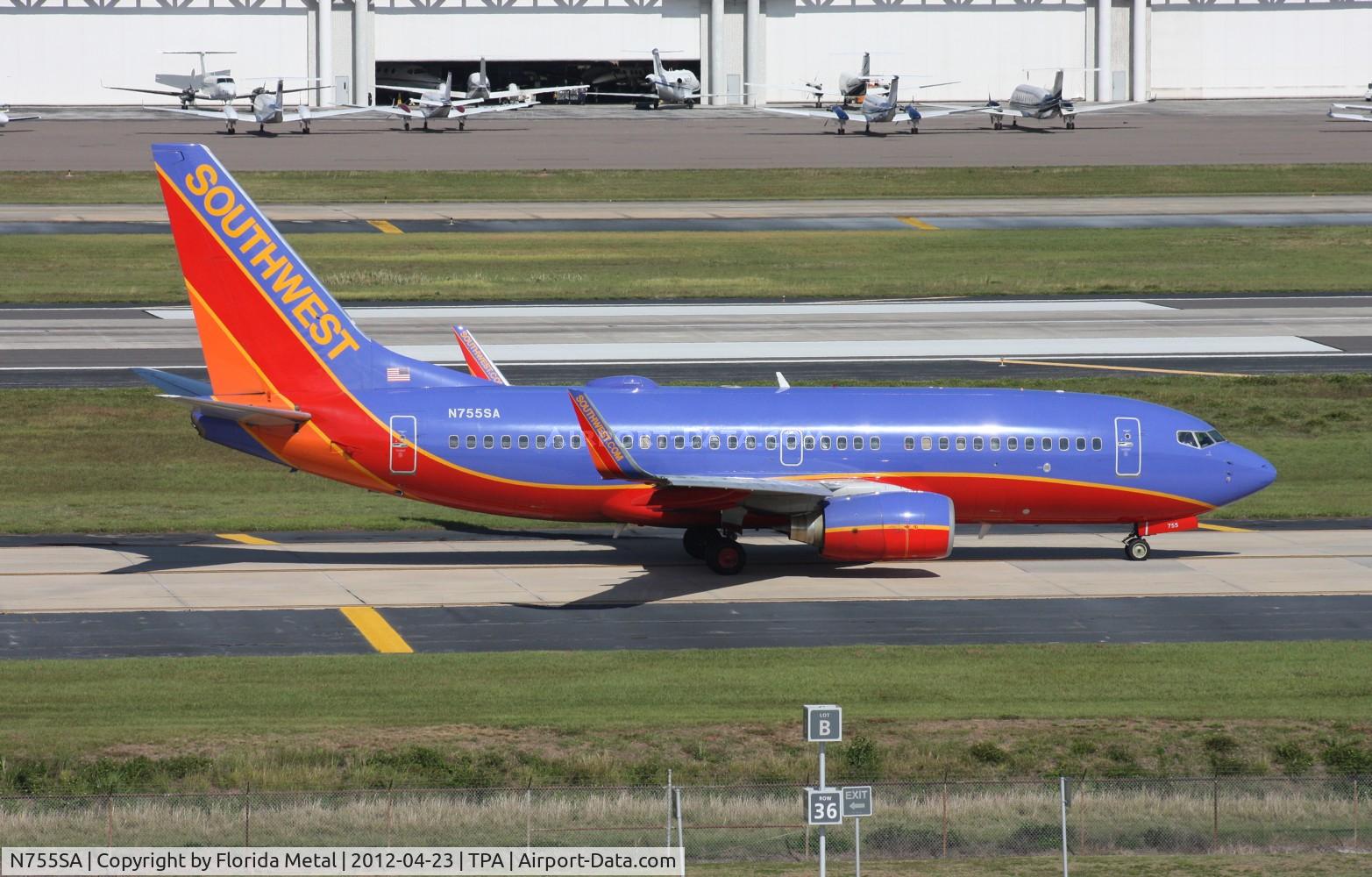 N755SA, 1999 Boeing 737-7H4 C/N 27871, Southwest 737-700