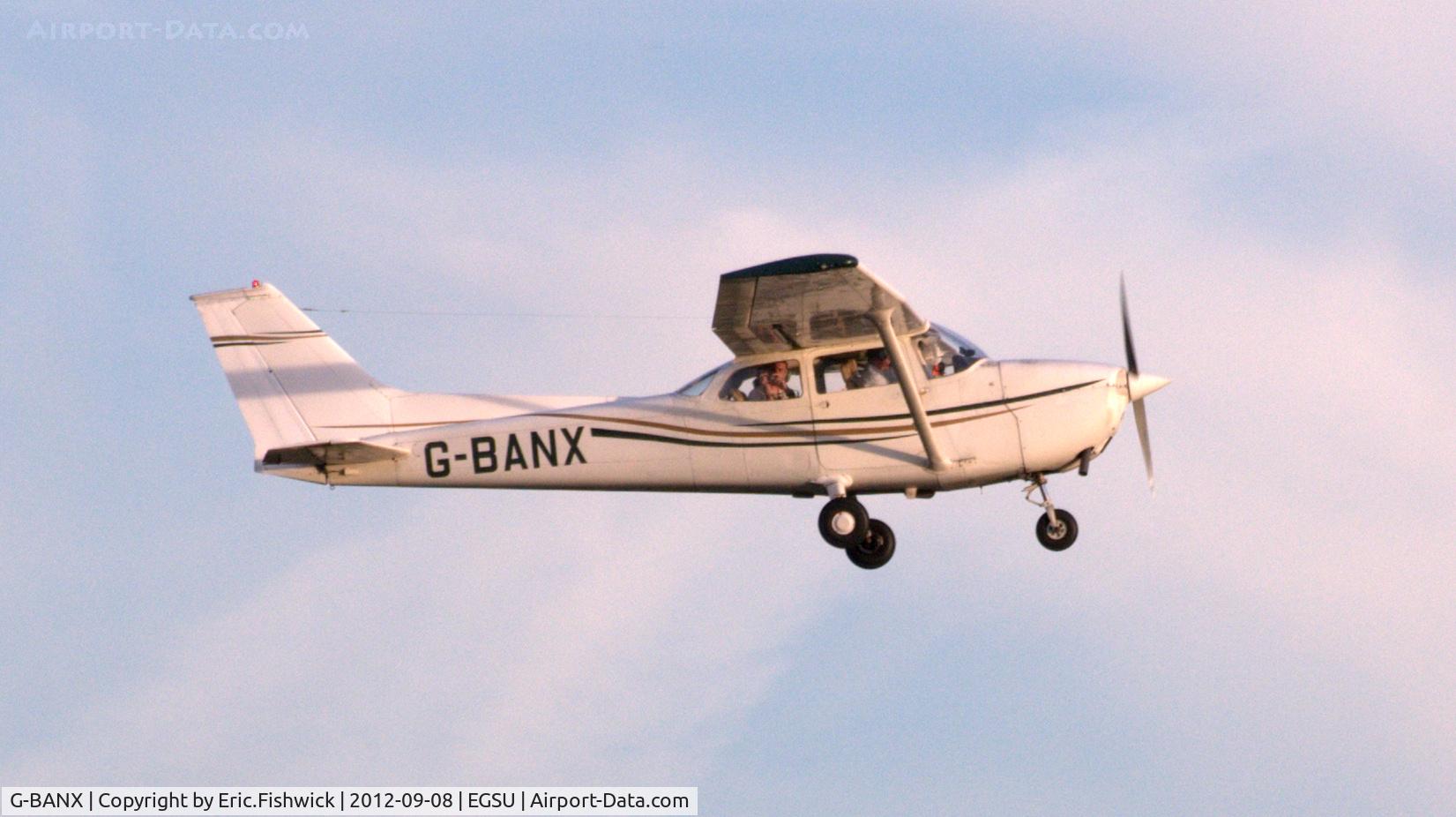 G-BANX, 1973 Reims F172M Skyhawk Skyhawk C/N 0941, 4. G-BANX departing The Duxford Air Show, Sept. 2012.