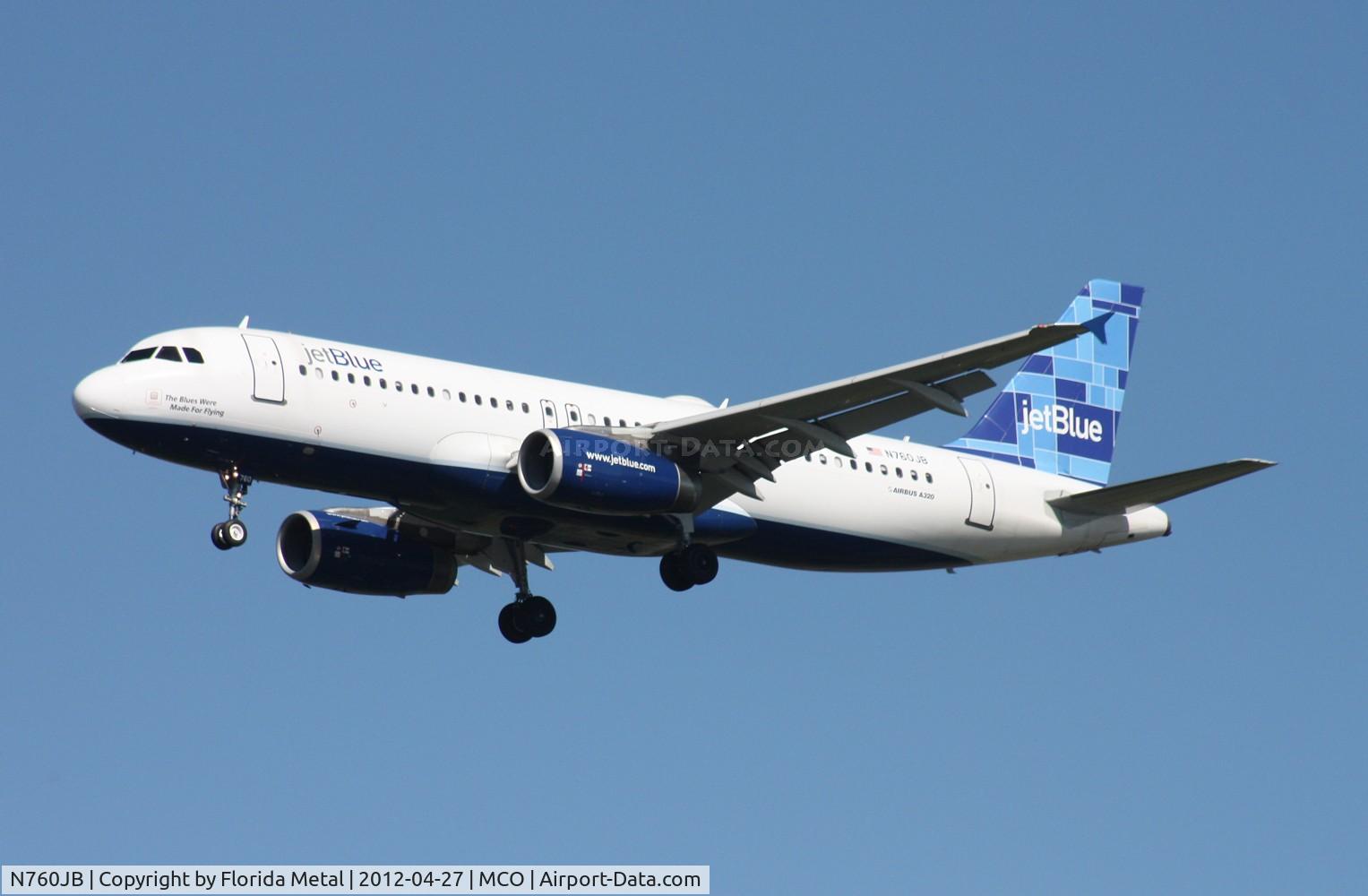 N760JB, 2008 Airbus A320-232 C/N 3659, Jet Blue A320