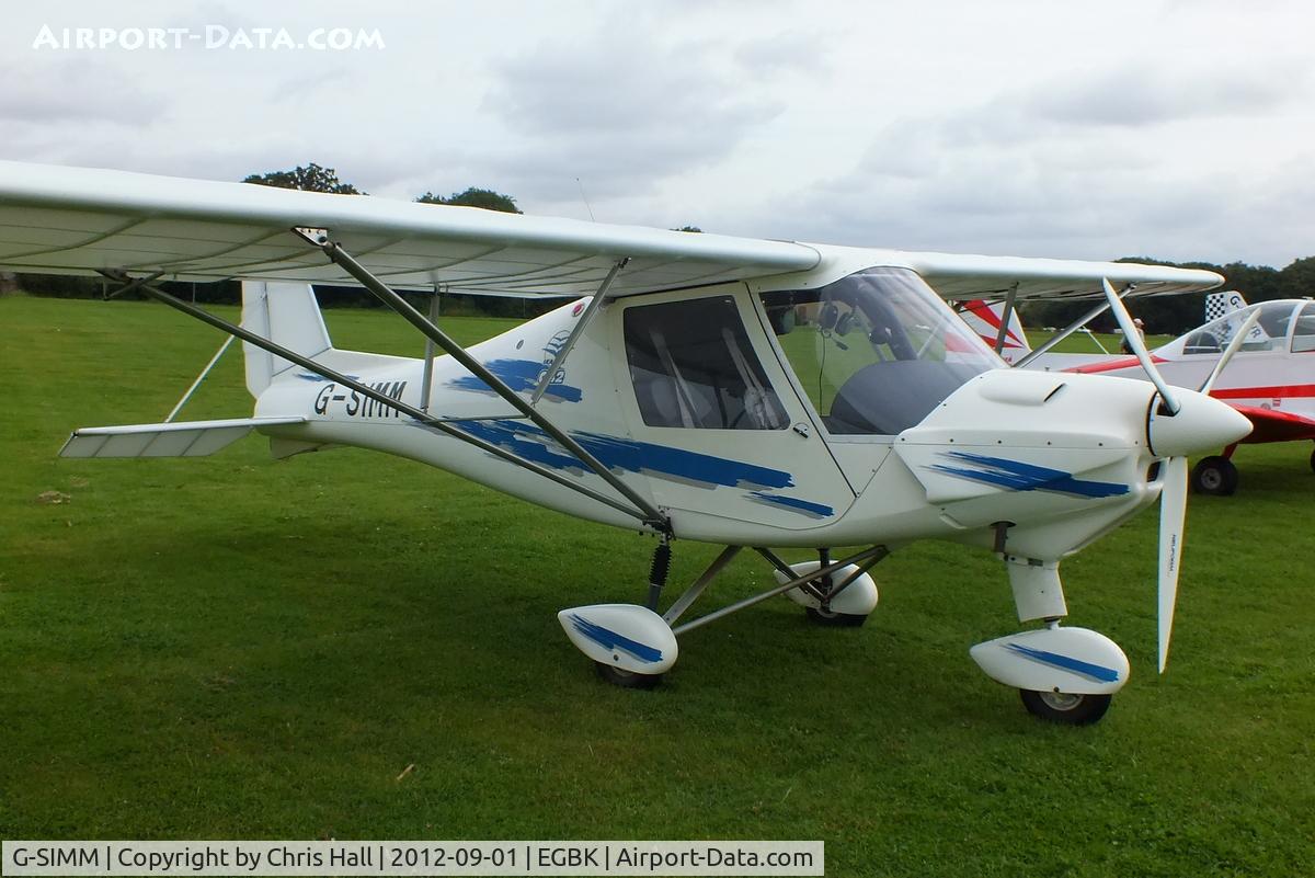 G-SIMM, 2006 Comco Ikarus C42 FB100 VLA C/N PFA 322-14286, at the at the LAA Rally 2012, Sywell
