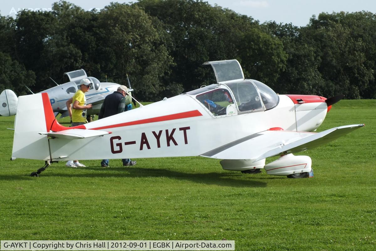 G-AYKT, 1957 SAN Jodel D-117 C/N 507, at the at the LAA Rally 2012, Sywell