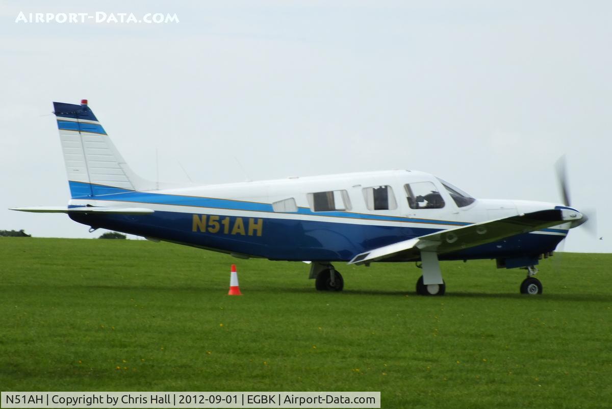 N51AH, 1984 Piper PA-32R-301 C/N 32R-8413017, at the at the LAA Rally 2012, Sywell