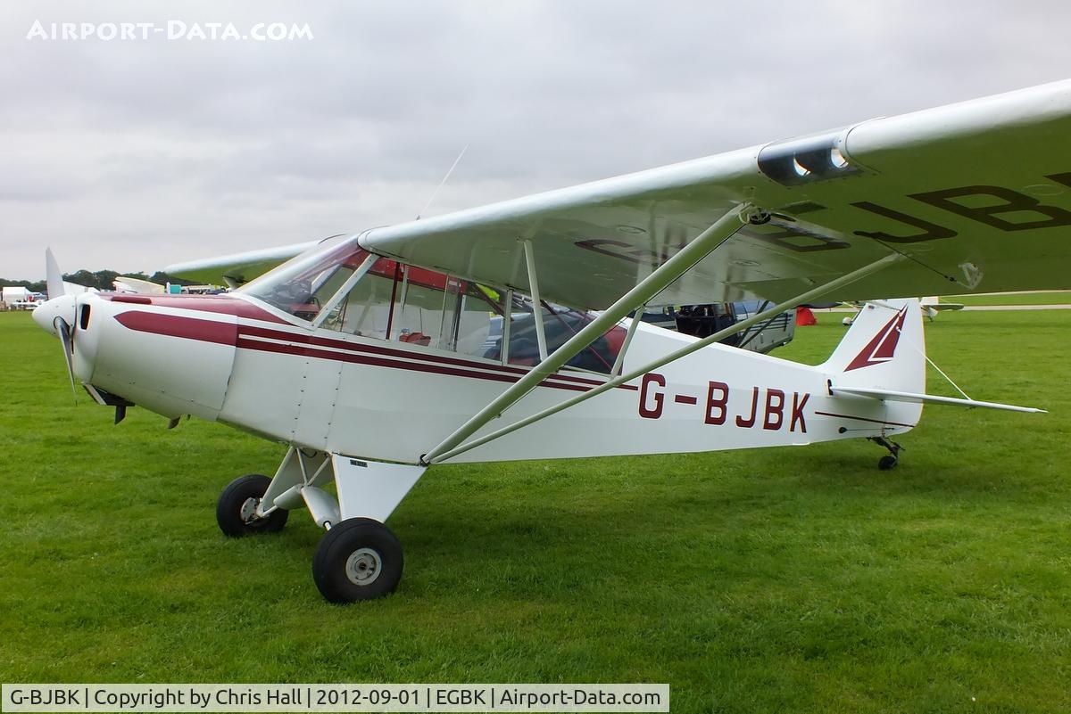 G-BJBK, 1950 Piper L-18C Super Cub (PA-18-95) C/N 18-1431, at the at the LAA Rally 2012, Sywell