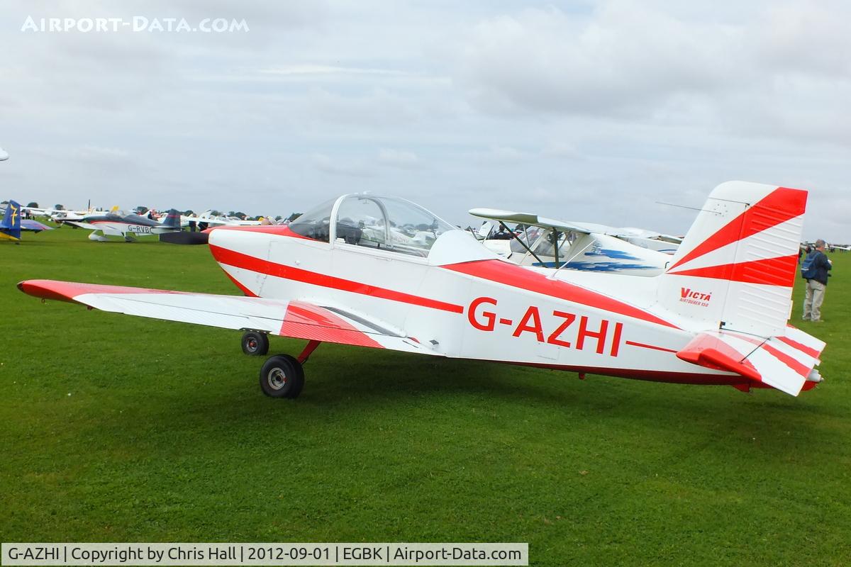 G-AZHI, 1971 AESL Glos-Airtourer Super 150/T5 C/N A540, at the at the LAA Rally 2012, Sywell