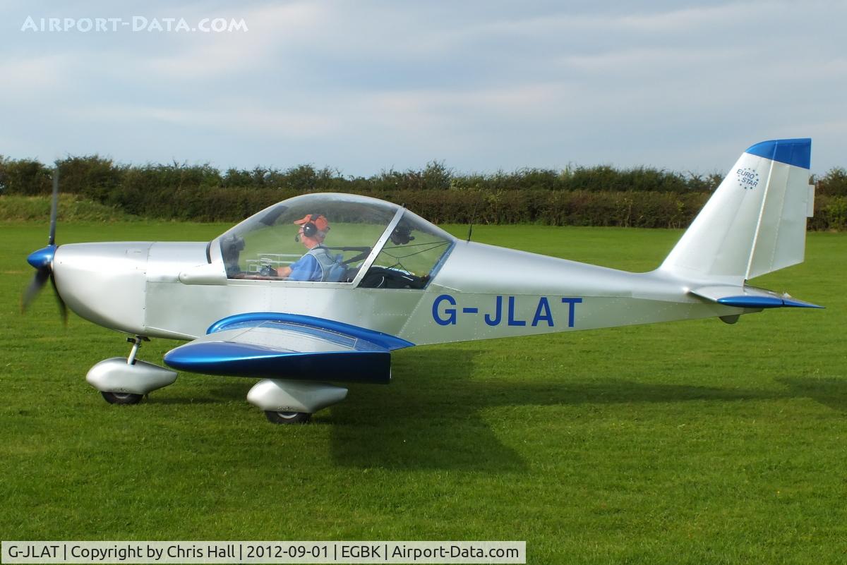 G-JLAT, 2003 Aerotechnik EV-97 Eurostar C/N PFA 315-14068, at the at the LAA Rally 2012, Sywell