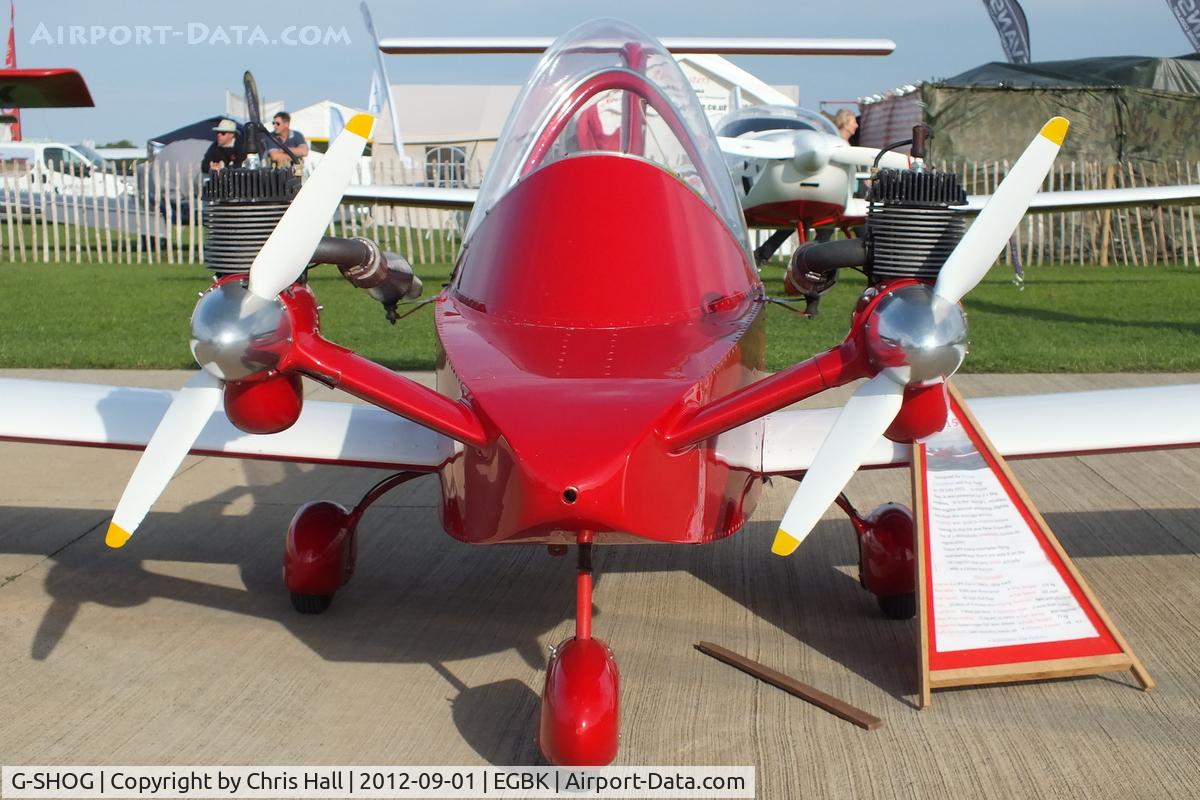 G-SHOG, 1984 Colomban MC-15 Cri-Cri (Cricket) C/N 001, at the at the LAA Rally 2012, Sywell