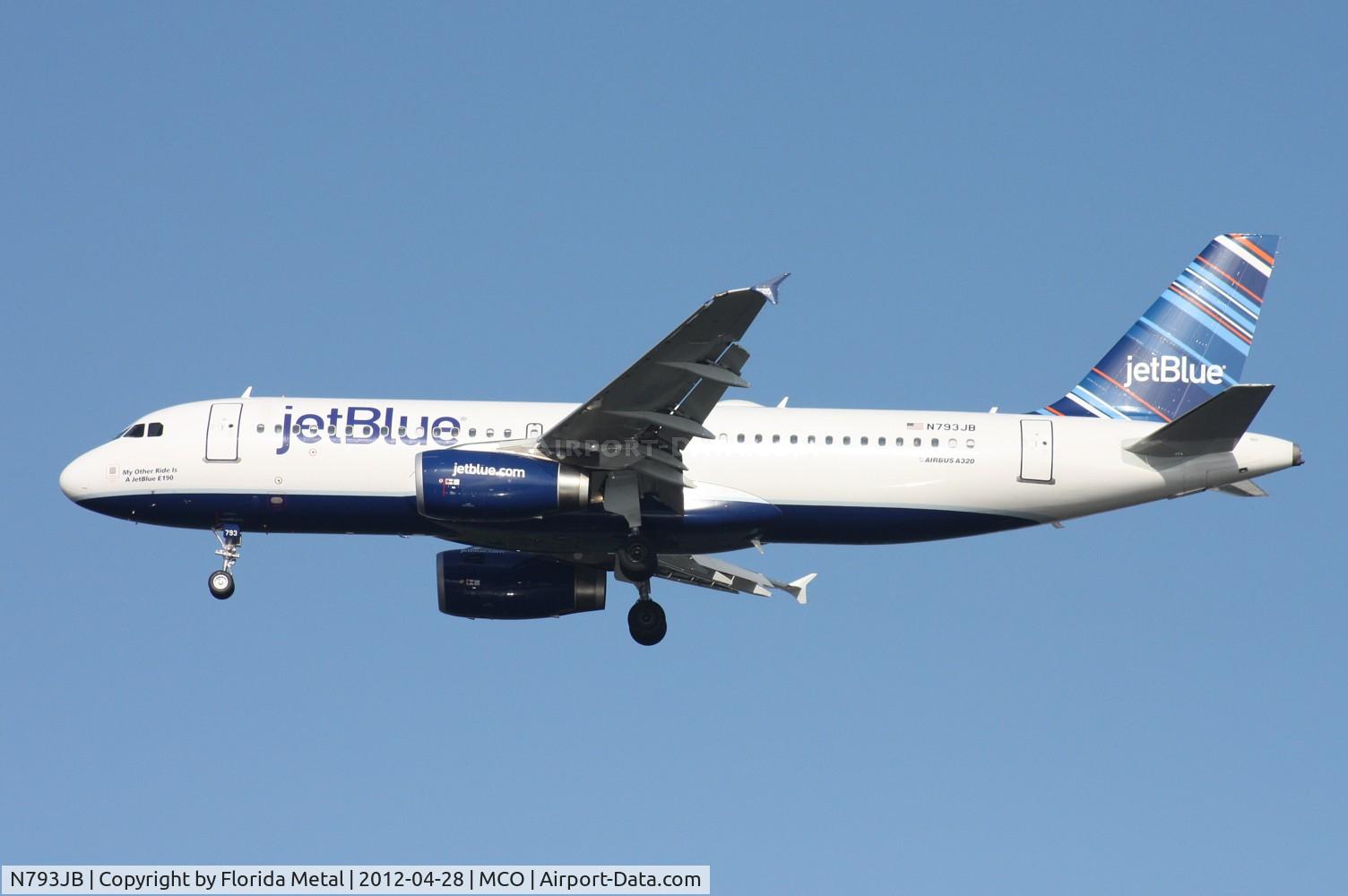 N793JB, 2011 Airbus A320-232 C/N 4647, Jet Blue A320
