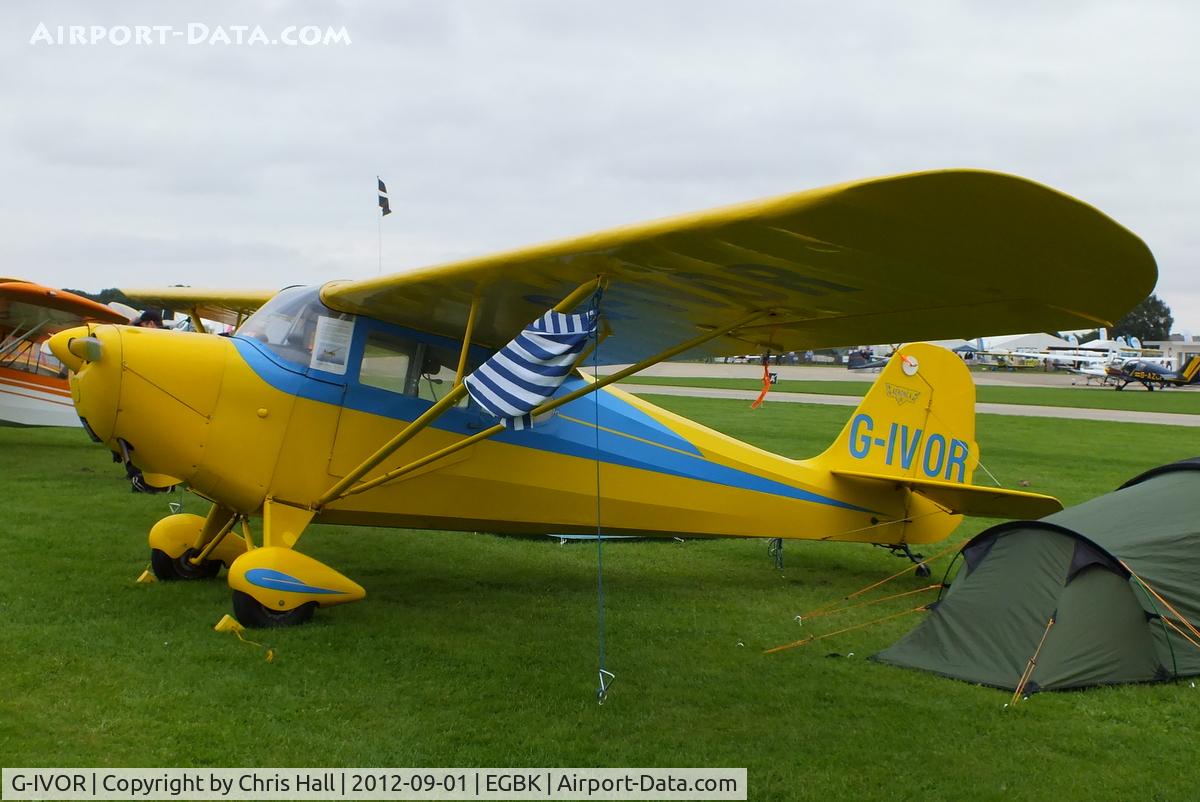 G-IVOR, 1946 Aeronca 11AC Chief Chief C/N 11AC-1035, at the at the LAA Rally 2012, Sywell