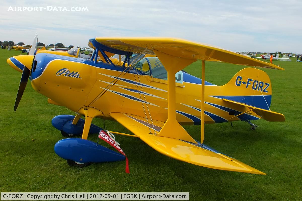 G-FORZ, 1999 Pitts S-1S Special C/N PFA 009-13393, at the at the LAA Rally 2012, Sywell