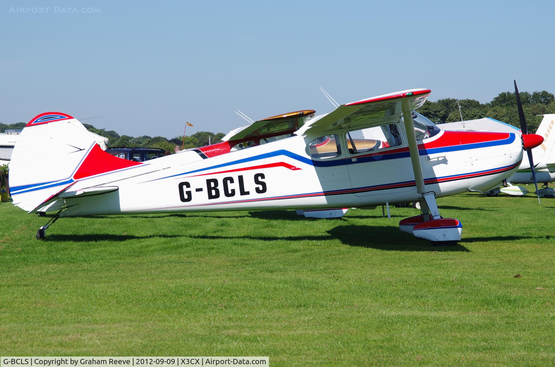 G-BCLS, 1952 Cessna 170B C/N 20946, Parked at Northrepps.