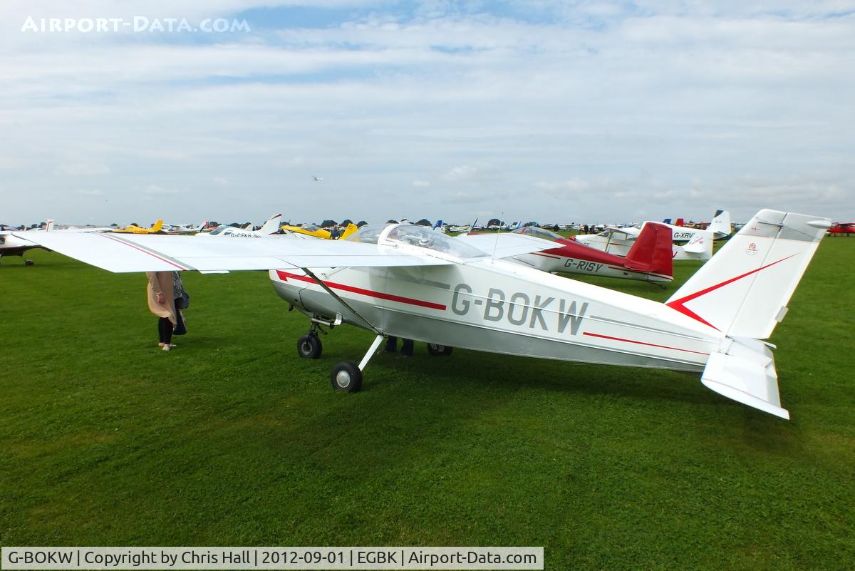 G-BOKW, 1969 Bolkow Bo-208C Junior C/N 689, at the at the LAA Rally 2012, Sywell