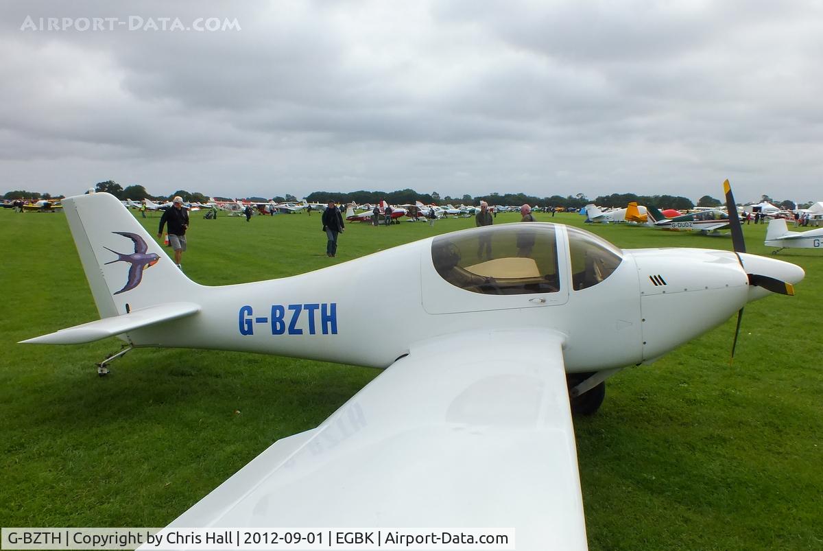 G-BZTH, 2002 Europa Monowheel C/N PFA 247-12494, at the at the LAA Rally 2012, Sywell