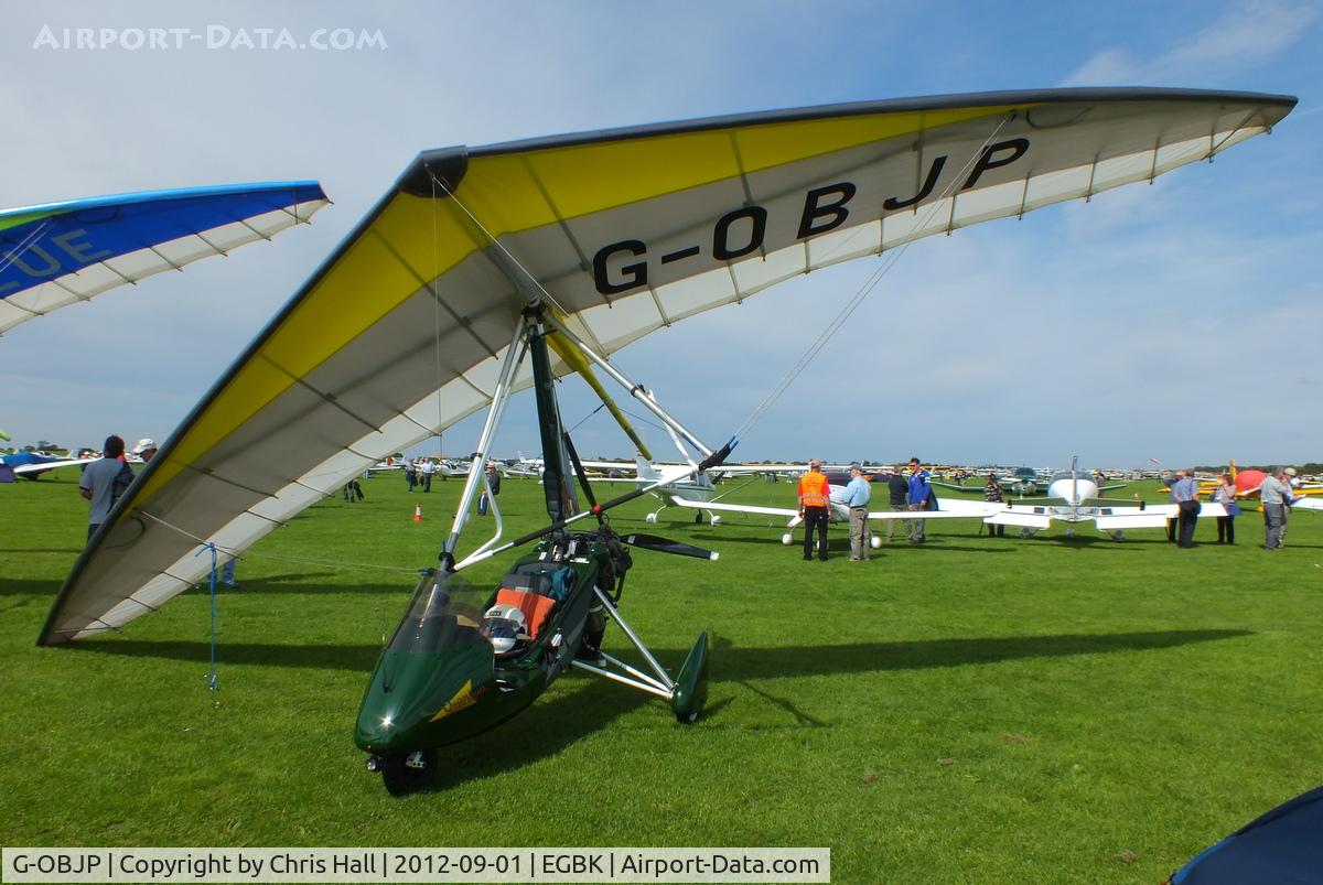 G-OBJP, 2001 Pegasus Quantum 15-912 C/N 7847, at the at the LAA Rally 2012, Sywell