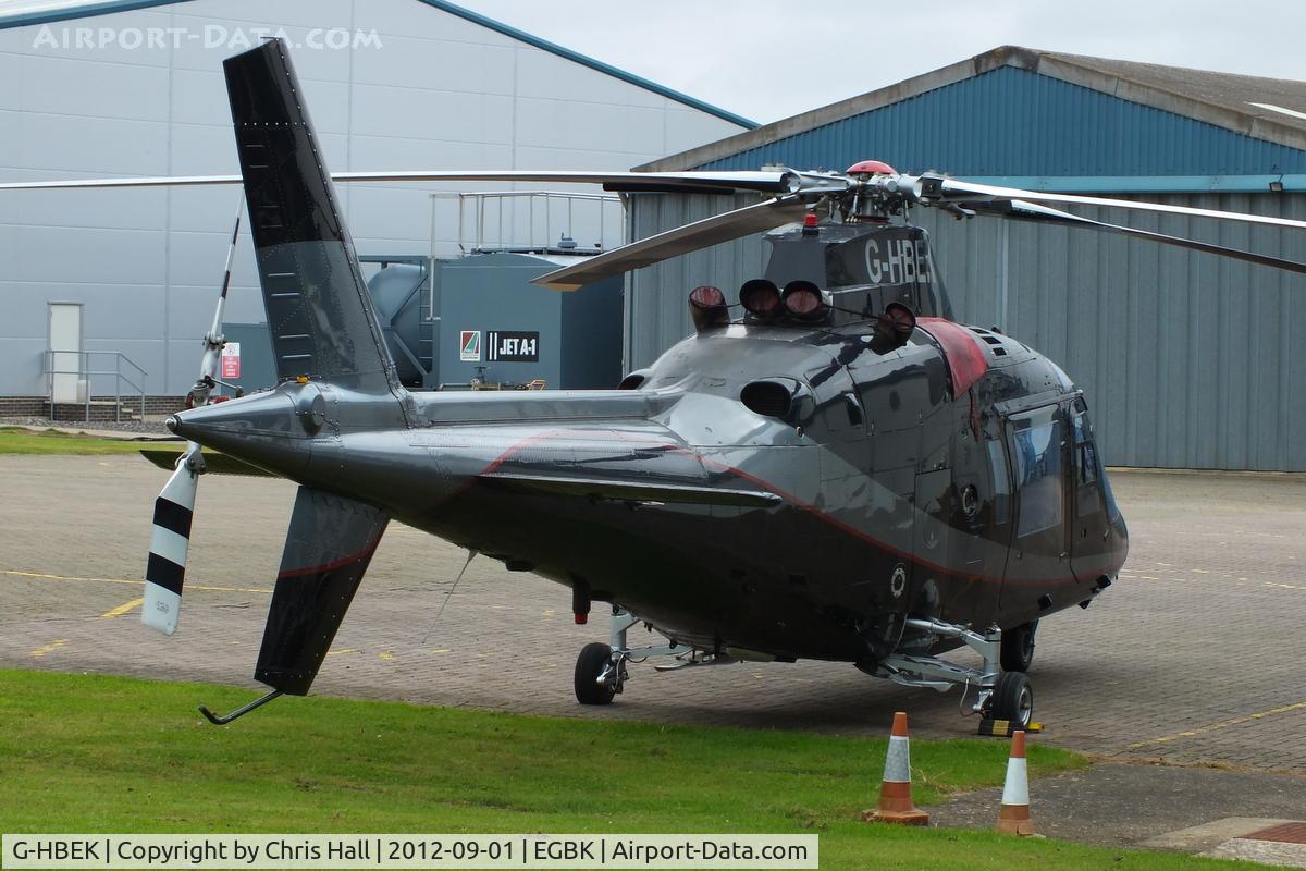 G-HBEK, 1996 Agusta A-109C C/N 7633, at the at the LAA Rally 2012, Sywell