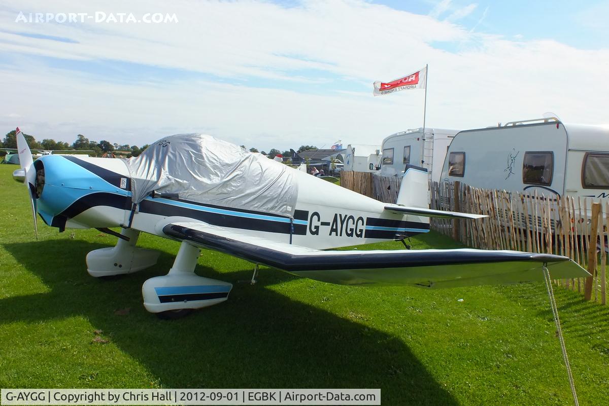G-AYGG, 1960 Jodel (Wassmer) D-120 Paris-Nice C/N 184, at the at the LAA Rally 2012, Sywell