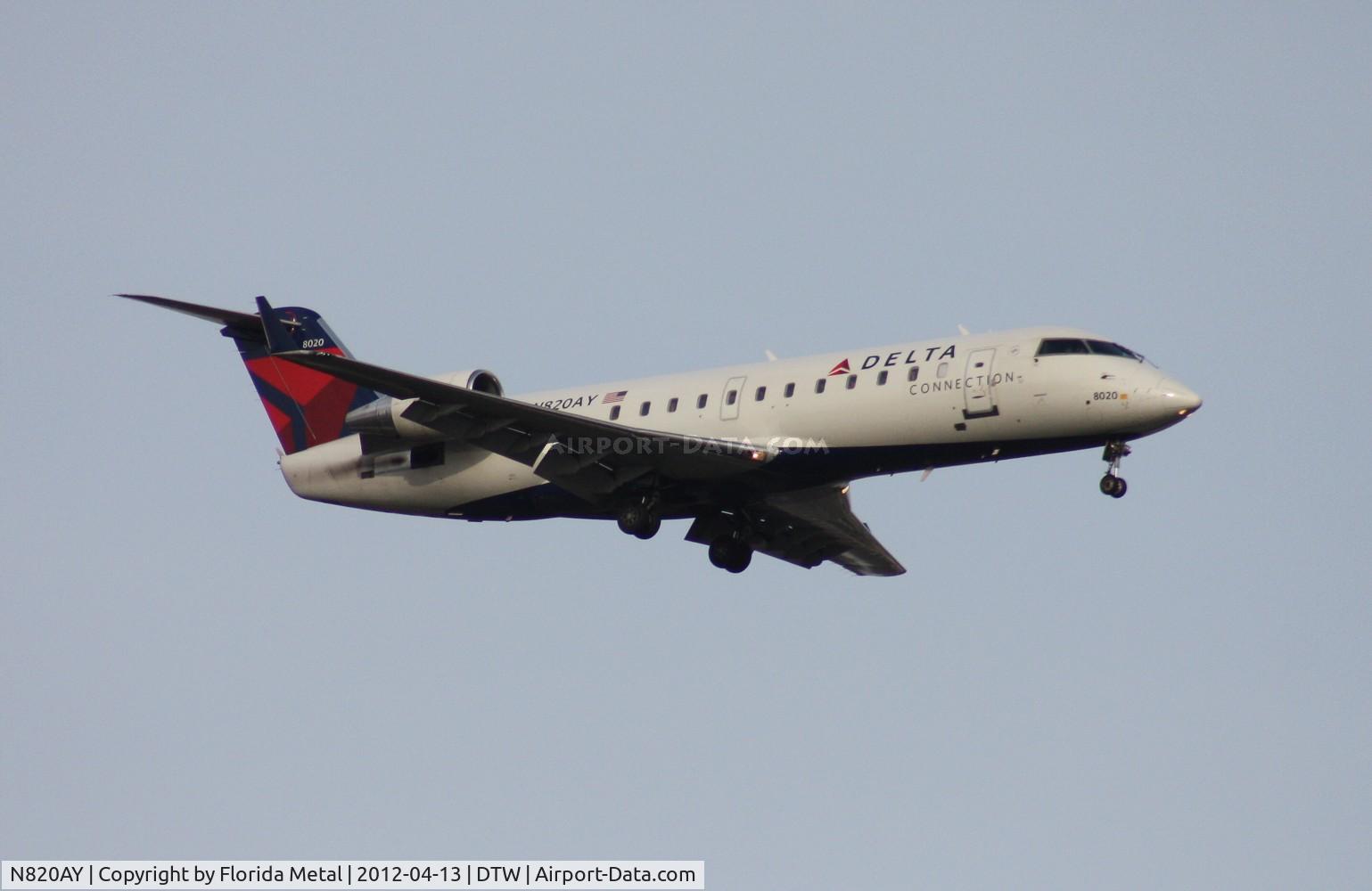 N820AY, 2005 Bombardier CRJ-200LR (CL-600-2B19) C/N 8020, Pinnacle CRJ