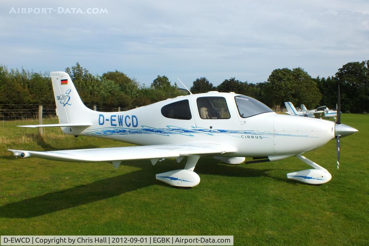 D-EWCD, 2008 Cirrus SR20 G2 C/N 1875, at the at the LAA Rally 2012, Sywell