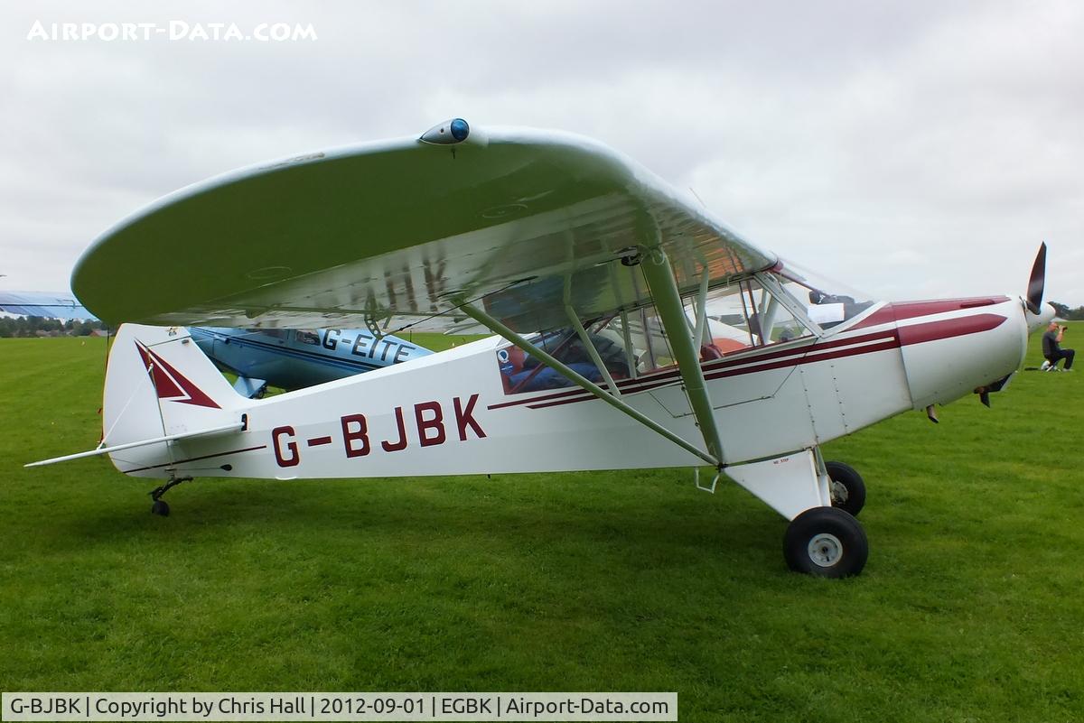 G-BJBK, 1950 Piper L-18C Super Cub (PA-18-95) C/N 18-1431, at the at the LAA Rally 2012, Sywell