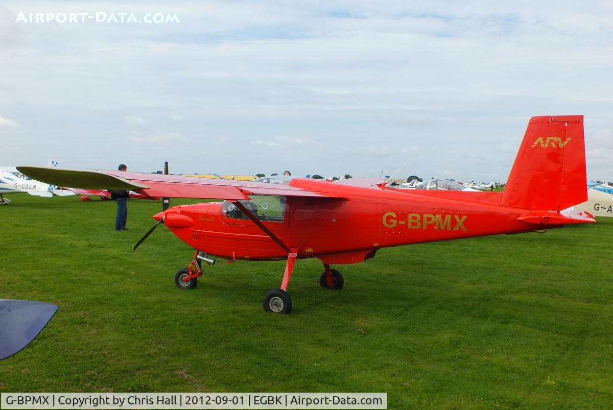 G-BPMX, 1989 ARV ARV1 Super 2 C/N K005, at the at the LAA Rally 2012, Sywell