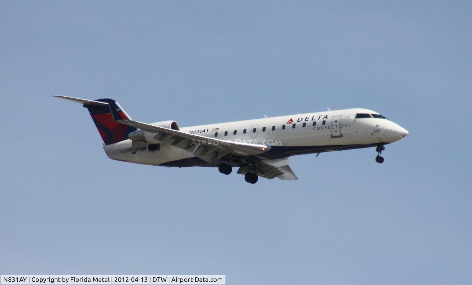 N831AY, 2005 Bombardier CRJ-200LR (CL-600-2B19) C/N 8031, Pinnacle CRJ