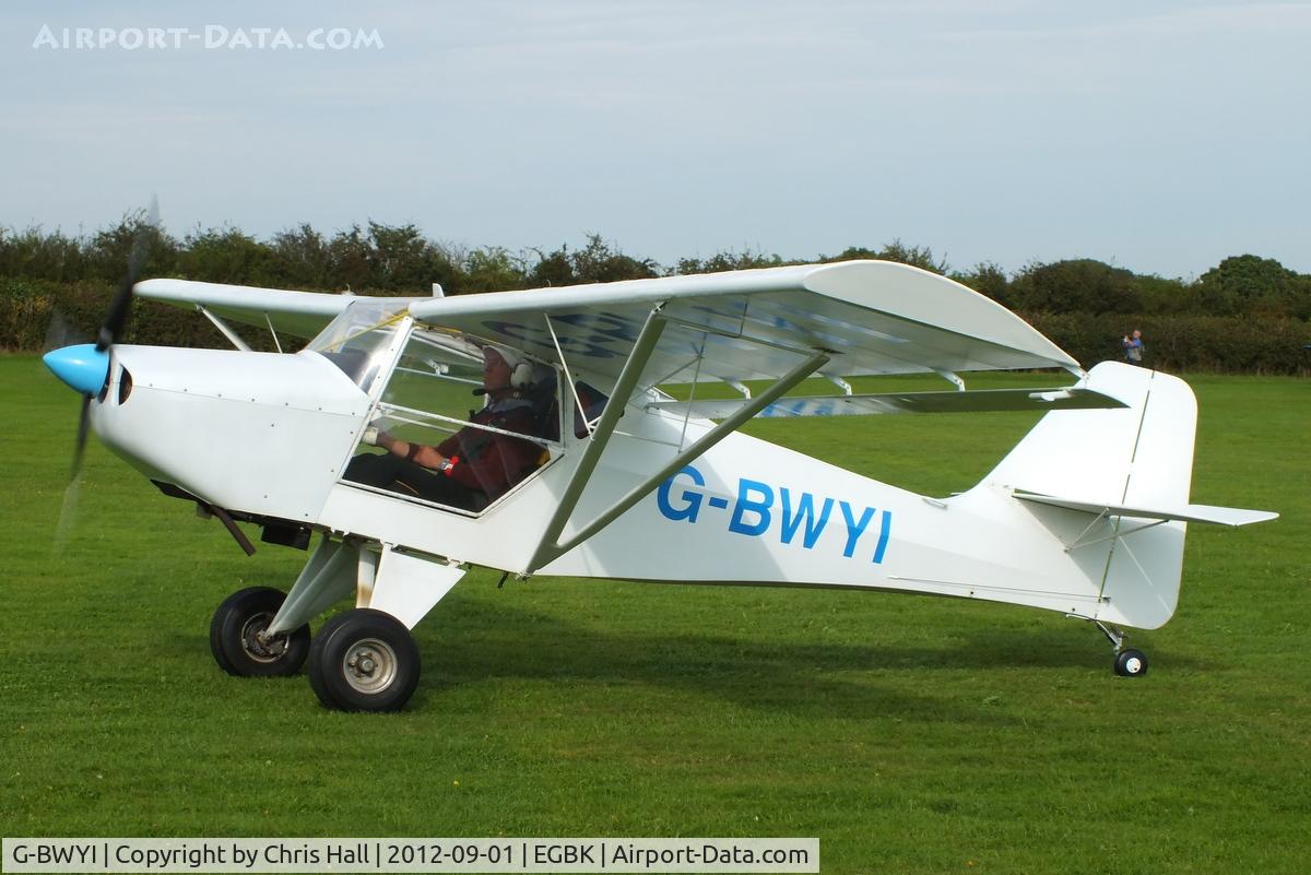 G-BWYI, 1997 Denney Kitfox Mk3 C/N PFA 172-12143, at the at the LAA Rally 2012, Sywell