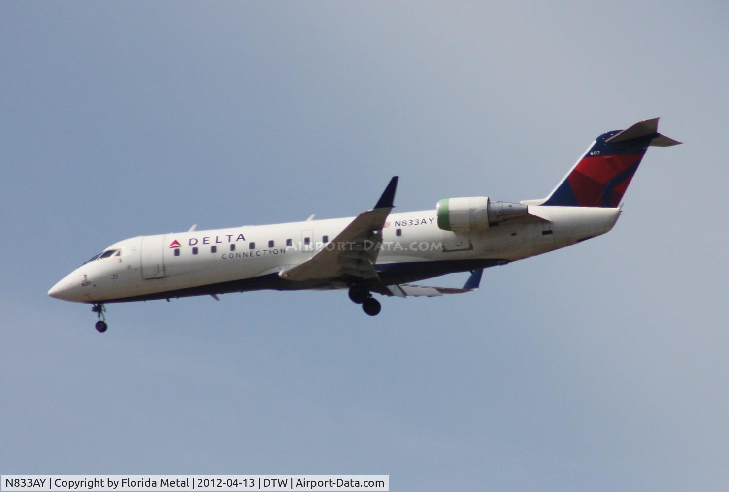 N833AY, 2005 Bombardier CRJ-200LR (CL-600-2B19) C/N 8033, Pinnacle CRJ