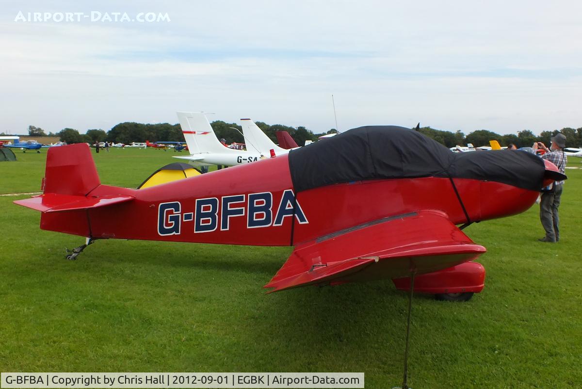 G-BFBA, 1959 SAN Jodel DR-100A Ambassadeur C/N 88, at the at the LAA Rally 2012, Sywell