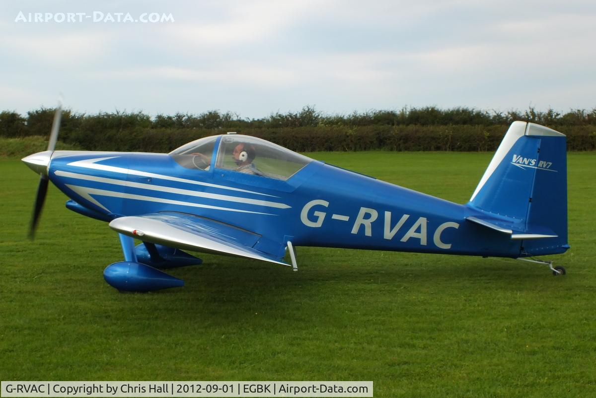 G-RVAC, 2005 Vans RV-7 C/N PFA 323-14445, at the at the LAA Rally 2012, Sywell