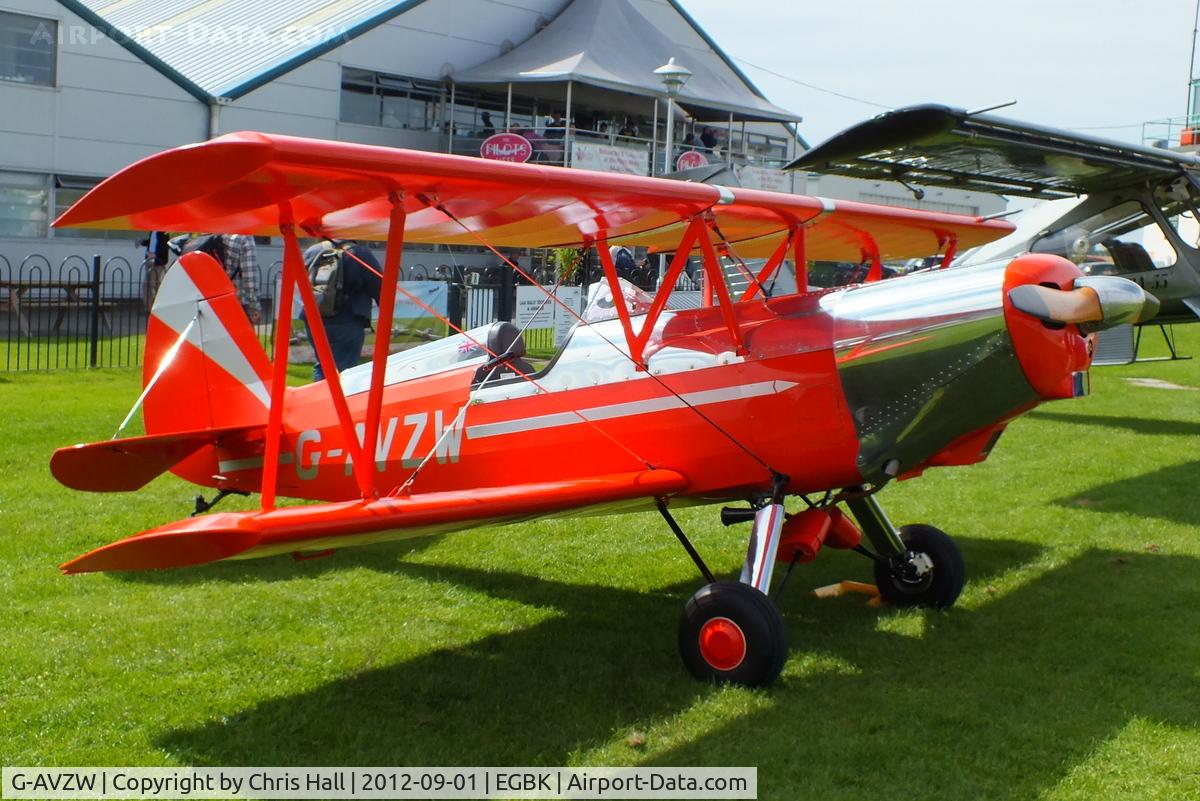 G-AVZW, 1973 EAA Biplane Model P-1 C/N PFA 1314, at the at the LAA Rally 2012, Sywell